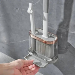 2-in-1 Silicone Toilet Brush with Long Handle | Bathroom | Luvasmr - Satisfyingly Organised