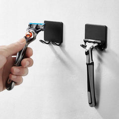 Wall-Mounted Space Aluminium Razor Holder | Bathroom | Luvasmr - Satisfyingly Organised