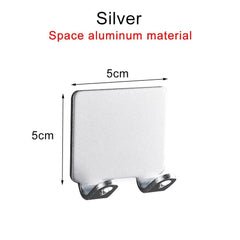 Punch-Free Razor Holder with Storage Hook | Bathroom | Luvasmr - Satisfyingly Organised
