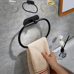 Stainless Steel Self-Adhesive Towel Rack | Bathroom | Luvasmr - Satisfyingly Organised
