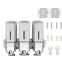 Wall-Mounted Manual Press Liquid Soap Dispenser | Bathroom | Luvasmr - Satisfyingly Organised