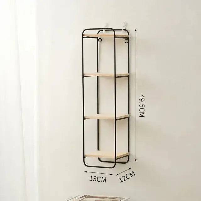Nordic Iron Shelf with Wooden Floor | Bathroom | Luvasmr - Satisfyingly Organised