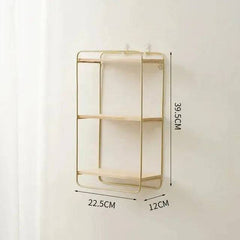 Nordic Iron Shelf with Wooden Floor | Bathroom | Luvasmr - Satisfyingly Organised