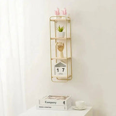 Nordic Iron Shelf with Wooden Floor | Bathroom | Luvasmr - Satisfyingly Organised
