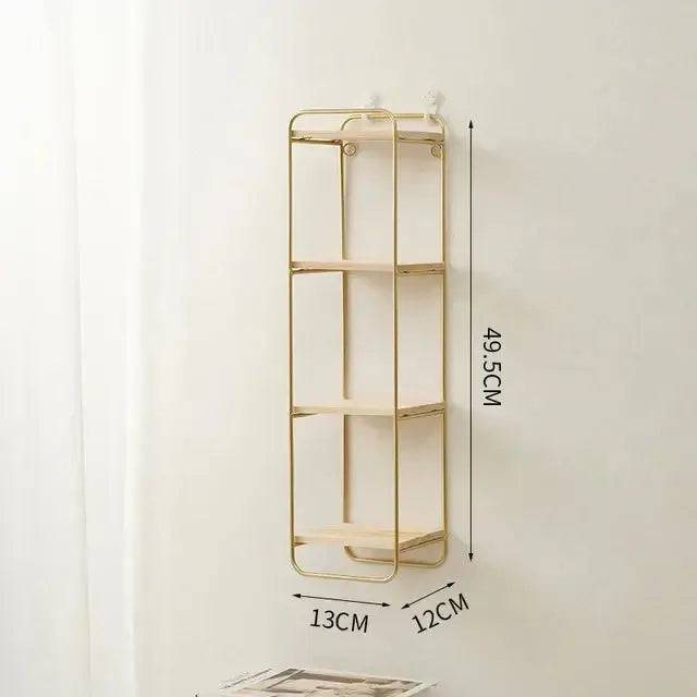Nordic Iron Shelf with Wooden Floor | Bathroom | Luvasmr - Satisfyingly Organised