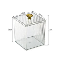Acrylic Cotton Pad & Swab Storage Box | Bathroom | Luvasmr - Satisfyingly Organised