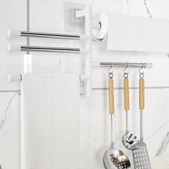 Rotating Multi-Bar Towel Rack | Bathroom | Luvasmr - Satisfyingly Organised