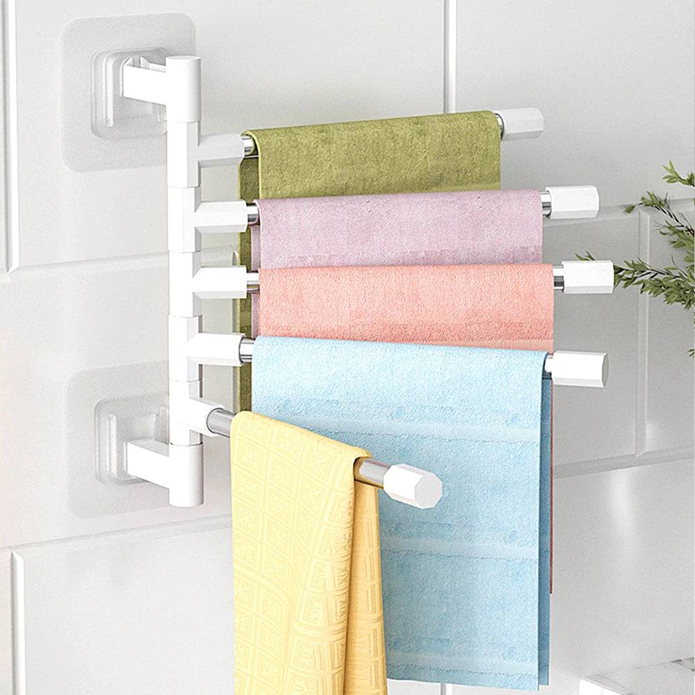 Rotating Multi-Bar Towel Rack | Bathroom | Luvasmr - Satisfyingly Organised