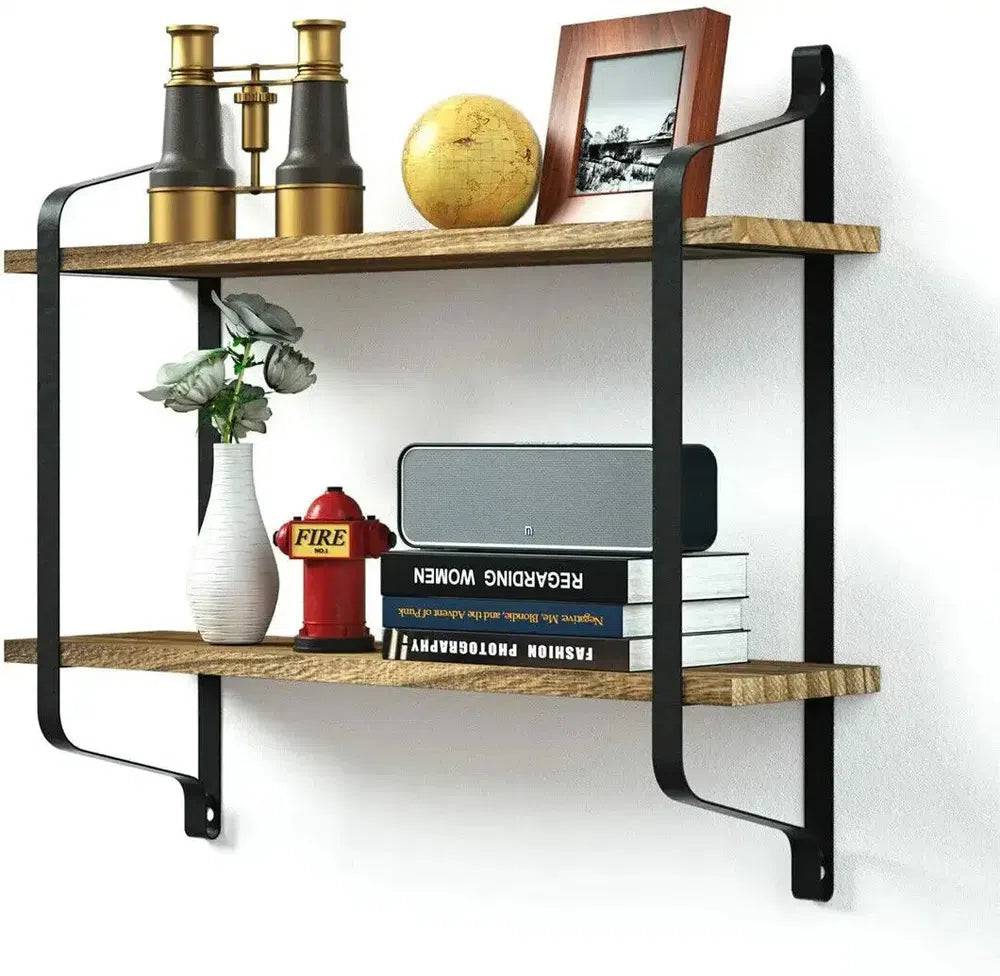 Rustic Wall Mounted Shelf | Bathroom | Luvasmr - Satisfyingly Organised
