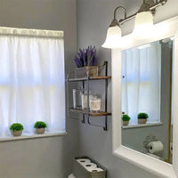 Rustic Wall Mounted Shelf | Bathroom | Luvasmr - Satisfyingly Organised