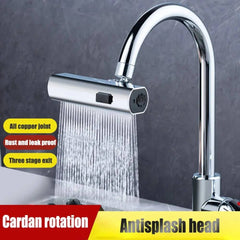 Three Mode Waterfall Faucet Extension Device | Bathroom | Luvasmr - Satisfyingly Organised
