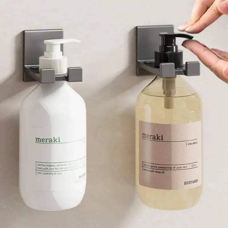 Universal Punch-Free Shower Gel Bottle Rack | Bathroom | Luvasmr - Satisfyingly Organised