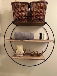 Wall Mounted 3-Tier Circle Shelf | Kitchen | Luvasmr - Satisfyingly Organised
