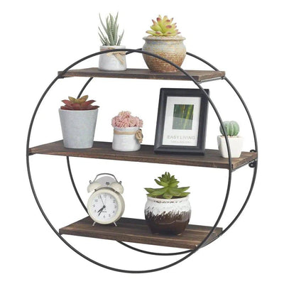 Wall Mounted 3-Tier Circle Shelf | Kitchen | Luvasmr - Satisfyingly Organised