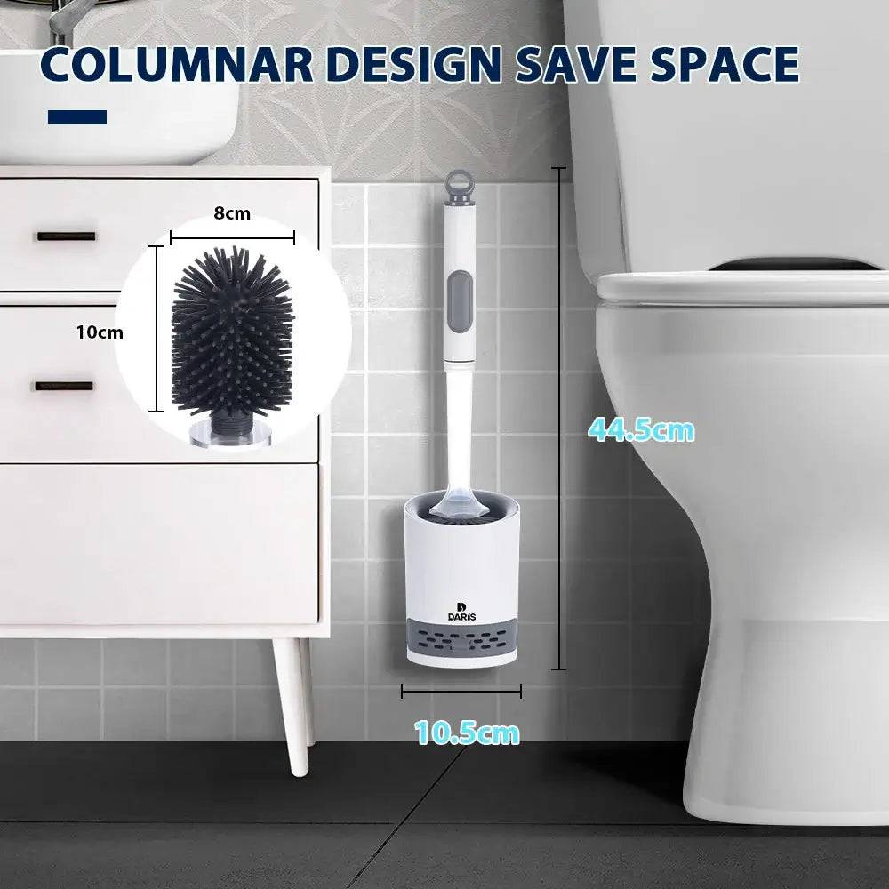 Water Spray Silicone Toilet Brush | Bathroom | Luvasmr - Satisfyingly Organised