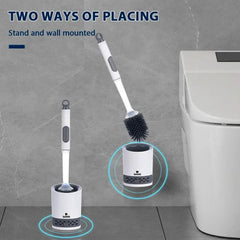 Water Spray Silicone Toilet Brush | Bathroom | Luvasmr - Satisfyingly Organised