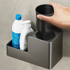 Aluminium Wall-Mounted Toilet Brush Holder | Bathroom | Luvasmr - Satisfyingly Organised