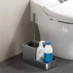 Aluminium Wall-Mounted Toilet Brush Holder | Bathroom | Luvasmr - Satisfyingly Organised