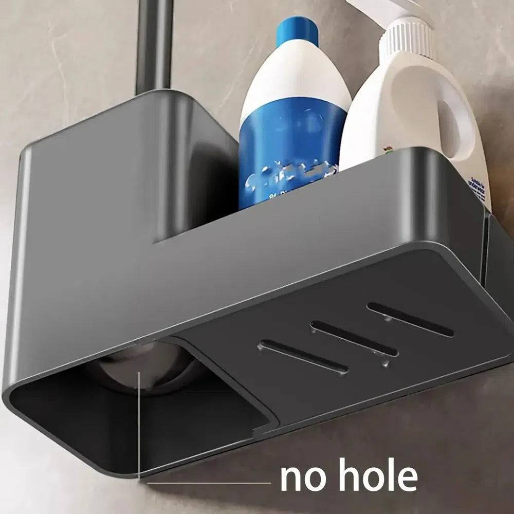 Aluminium Wall-Mounted Toilet Brush Holder | Bathroom | Luvasmr - Satisfyingly Organised