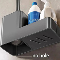 Aluminium Wall-Mounted Toilet Brush Holder | Bathroom | Luvasmr - Satisfyingly Organised