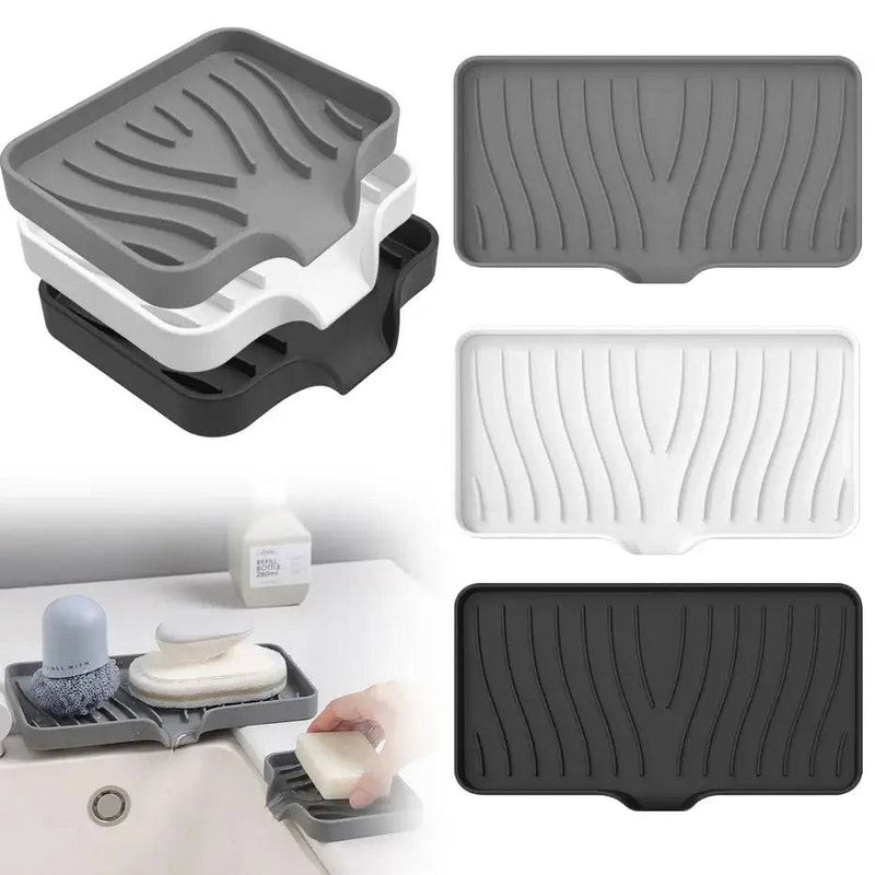 Self-Draining Soap Dish Holder | Bathroom | Luvasmr - Satisfyingly Organised