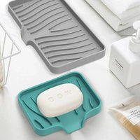 Self-Draining Soap Dish Holder | Bathroom | Luvasmr - Satisfyingly Organised