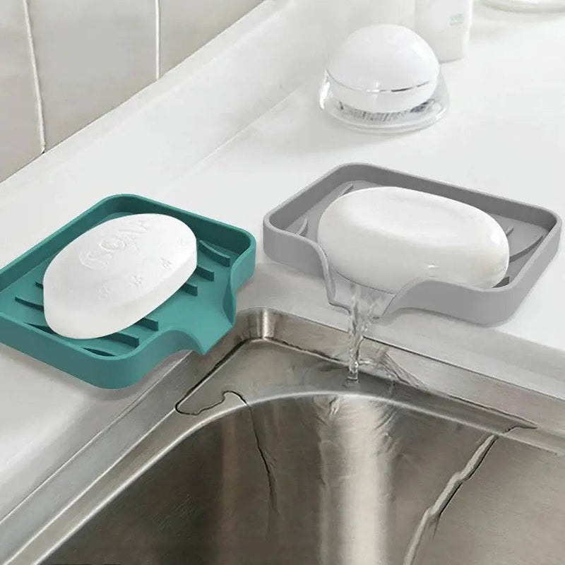 Self-Draining Soap Dish Holder | Bathroom | Luvasmr - Satisfyingly Organised