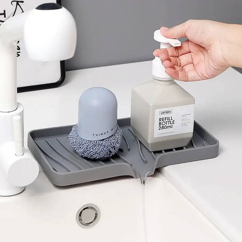 Self-Draining Soap Dish Holder | Bathroom | Luvasmr - Satisfyingly Organised