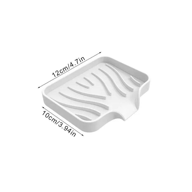 Self-Draining Soap Dish Holder | Bathroom | Luvasmr - Satisfyingly Organised