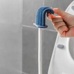 Silicone Toilet Brush with Holder Box | Bathroom | Luvasmr - Satisfyingly Organised