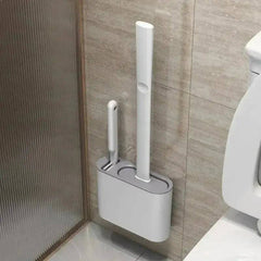 Silicone Toilet Brush with Holder Box | Bathroom | Luvasmr - Satisfyingly Organised