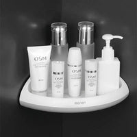 Triangular Wall-Mounted Corner Shelf | Bathroom | Luvasmr - Satisfyingly Organised