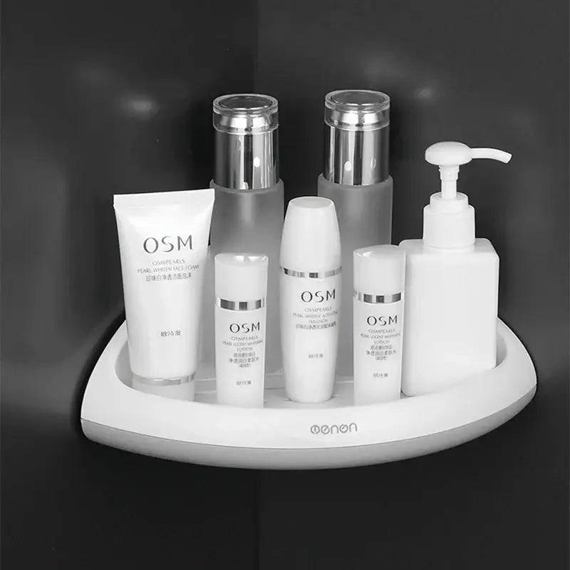 Triangular Wall-Mounted Corner Shelf | Bathroom | Luvasmr - Satisfyingly Organised