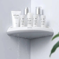 Triangular Wall-Mounted Corner Shelf | Bathroom | Luvasmr - Satisfyingly Organised