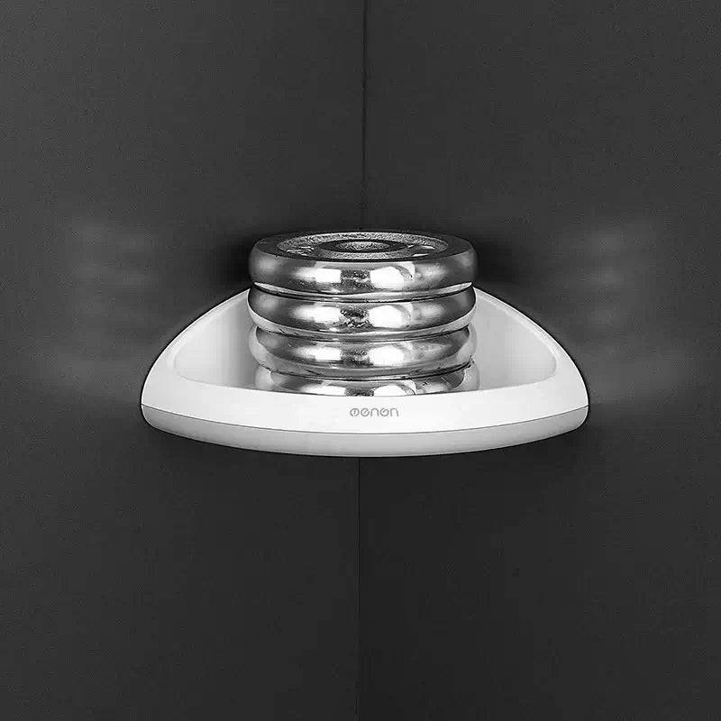 Triangular Wall-Mounted Corner Shelf | Bathroom | Luvasmr - Satisfyingly Organised