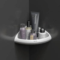 Triangular Wall-Mounted Corner Shelf | Bathroom | Luvasmr - Satisfyingly Organised