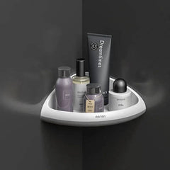 Triangular Wall-Mounted Corner Shelf | Bathroom | Luvasmr - Satisfyingly Organised