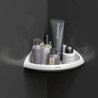 Triangular Wall-Mounted Corner Shelf | Bathroom | Luvasmr - Satisfyingly Organised