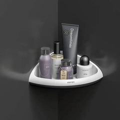Triangular Wall-Mounted Corner Shelf | Bathroom | Luvasmr - Satisfyingly Organised