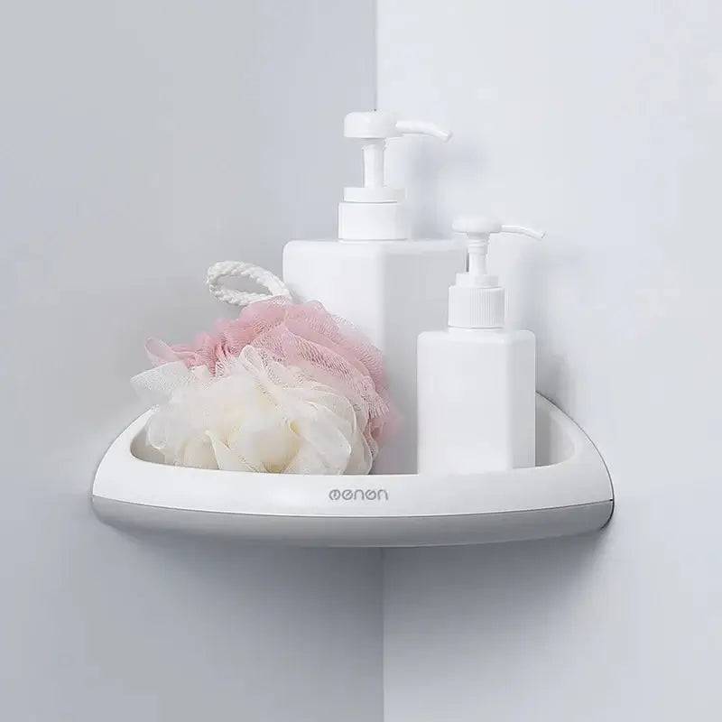 Triangular Wall-Mounted Corner Shelf | Bathroom | Luvasmr - Satisfyingly Organised
