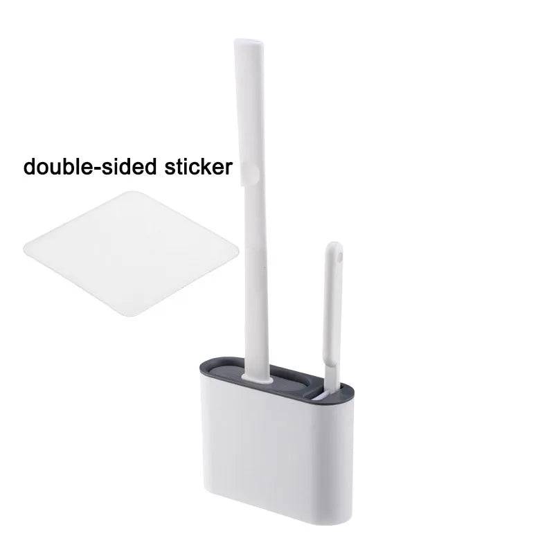 Wall Mounted Toilet Brush with Holder | Bathroom | Luvasmr - Satisfyingly Organised