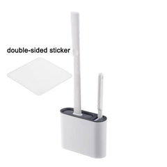 Wall Mounted Toilet Brush with Holder | Bathroom | Luvasmr - Satisfyingly Organised