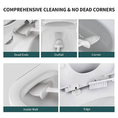 Wall Mounted Toilet Brush with Holder | Bathroom | Luvasmr - Satisfyingly Organised