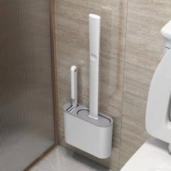 Wall Mounted Toilet Brush with Holder | Bathroom | Luvasmr - Satisfyingly Organised