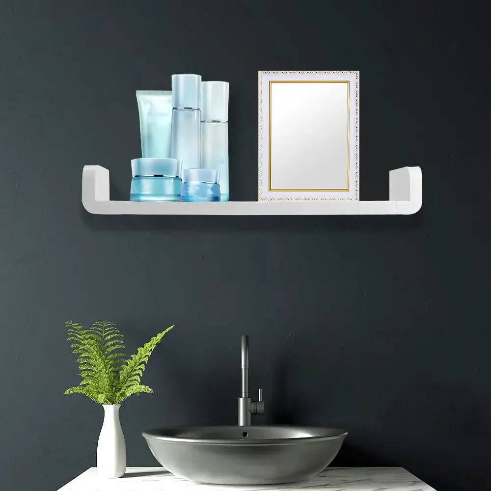 Self-Adhesive Wall-Mounted Storage Shelf | Bathroom | Luvasmr - Satisfyingly Organised