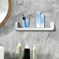 Self-Adhesive Wall-Mounted Storage Shelf | Bathroom | Luvasmr - Satisfyingly Organised