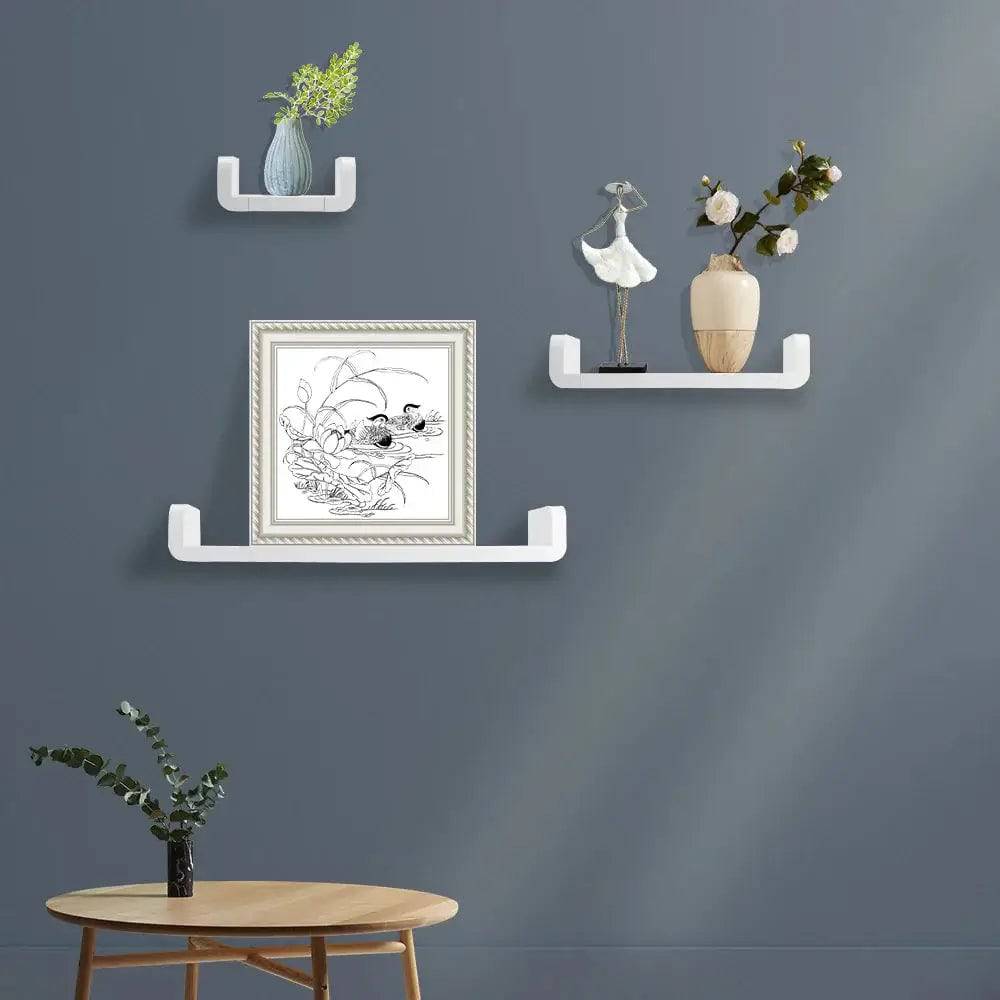 Self-Adhesive Wall-Mounted Storage Shelf | Bathroom | Luvasmr - Satisfyingly Organised