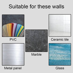 Self-Adhesive Wall-Mounted Storage Shelf | Bathroom | Luvasmr - Satisfyingly Organised