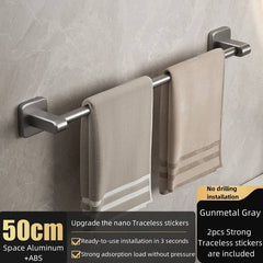 Sleek Space Aluminium Towel Rack | Kitchen | Luvasmr - Satisfyingly Organised