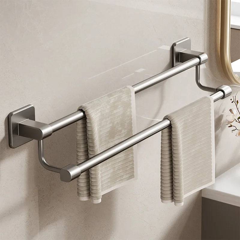 Sleek Space Aluminium Towel Rack | Kitchen | Luvasmr - Satisfyingly Organised